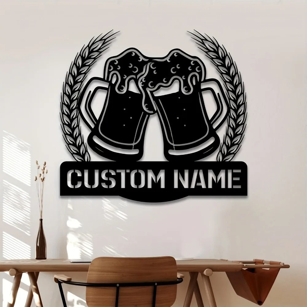 Home Bar Signs - 2D плоская металлическая табличка для бара