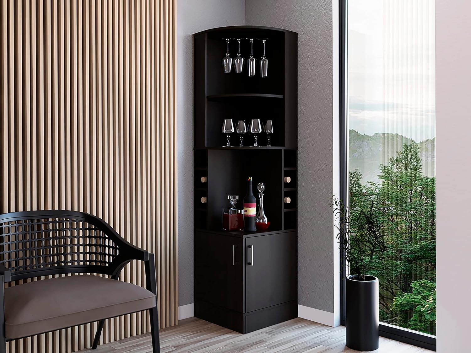 Угловой барный шкаф с 2 полкам – обзор и цена Home Bar Shelves