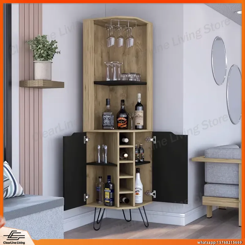 Угловой барный шкаф с 6 встрое – обзор и цена Home Bar Shelves