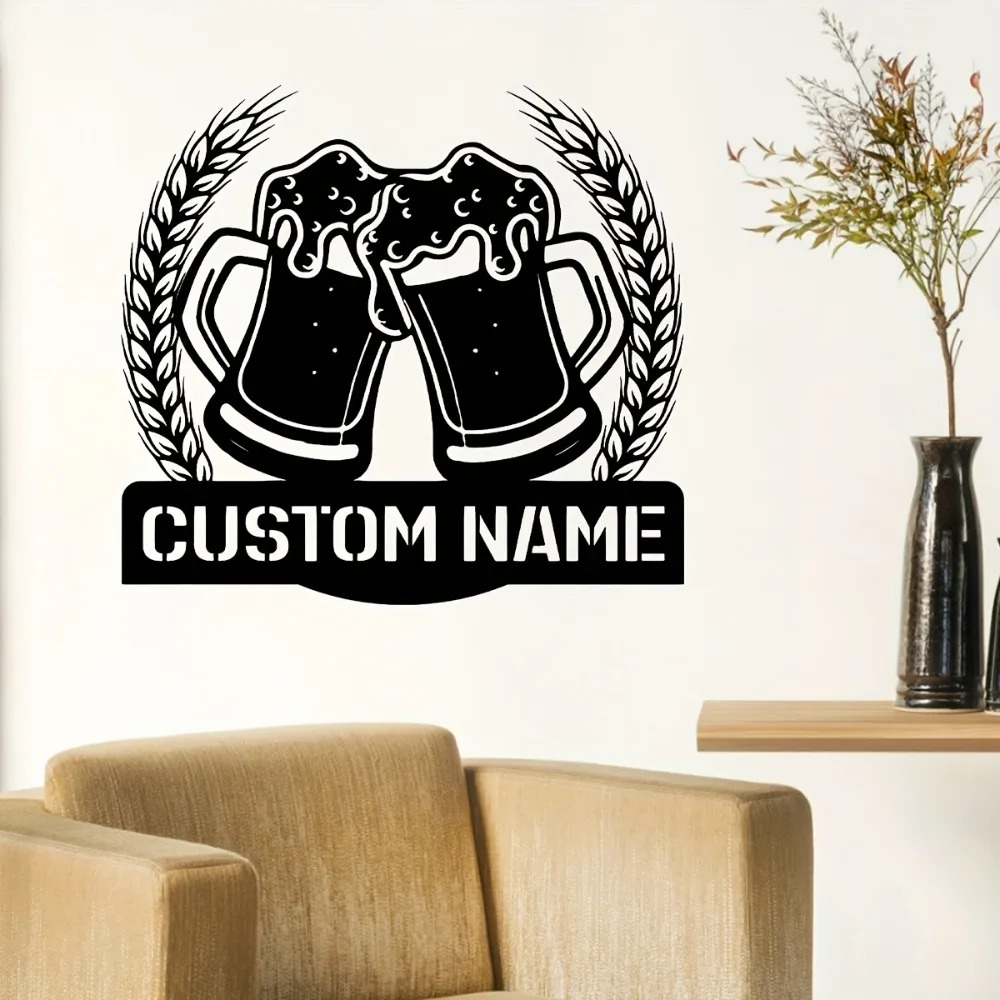 2D плоская металлическая табли – обзор и цена Home Bar Signs