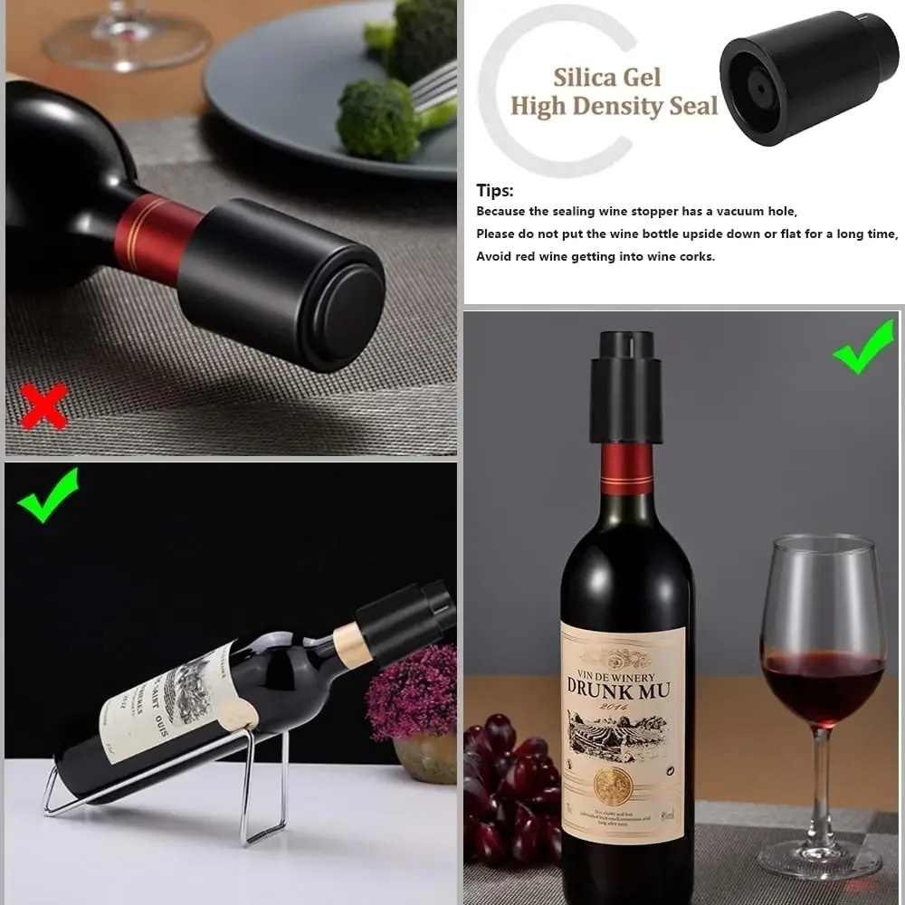 Вакуумная пробка для хранения  – обзор и цена Wine Preservation Pump