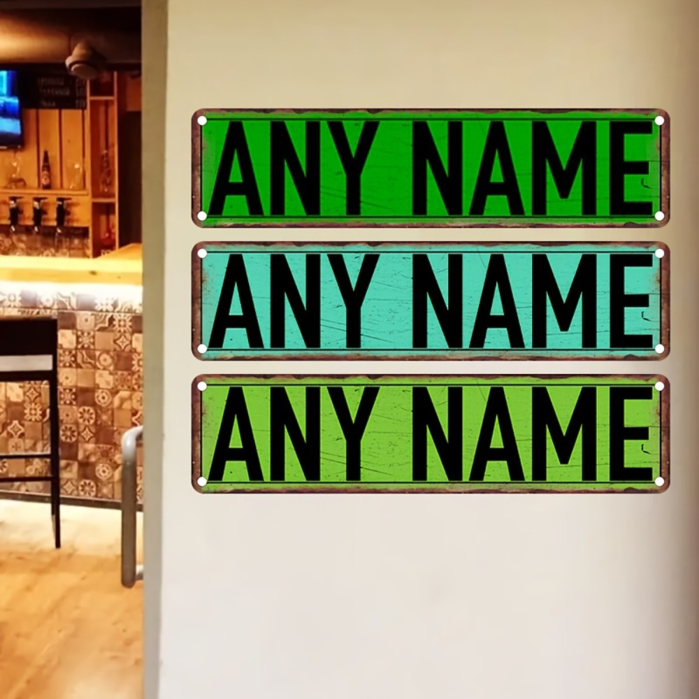 2D плоская алюминиевая табличк – обзор и цена Home Bar Signs