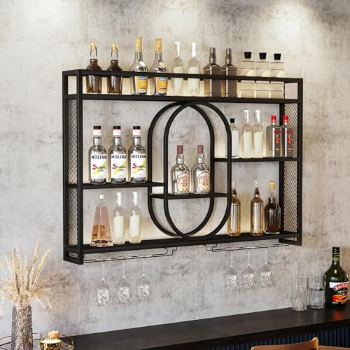 Настенная металлическая винная – обзор и цена Home Bar Shelves