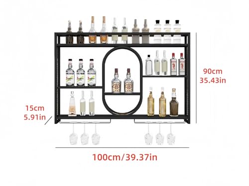 Настенная металлическая винная – обзор и цена Home Bar Shelves