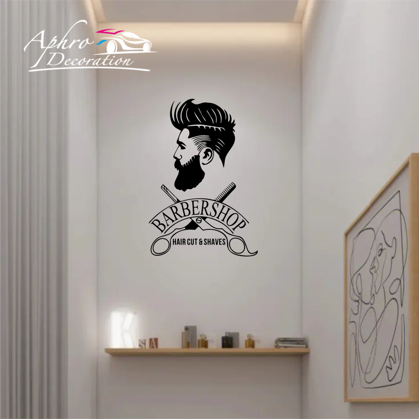Самоклеящаяся наклейка для дом – обзор и цена Home Barbershop