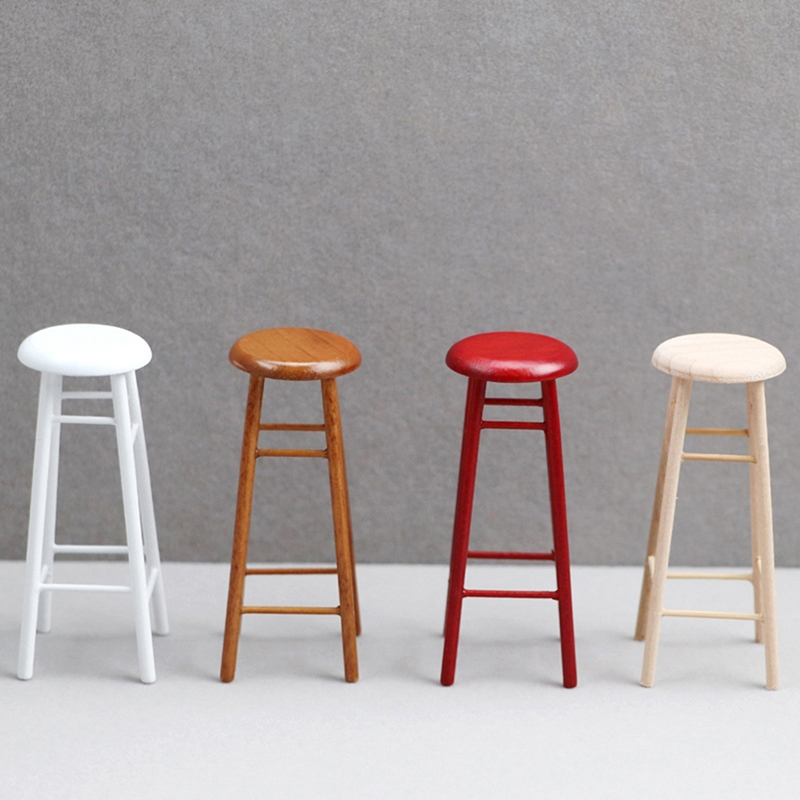 1:12 Миниатюрный Высокий стул  – обзор и цена Home Bar Stools